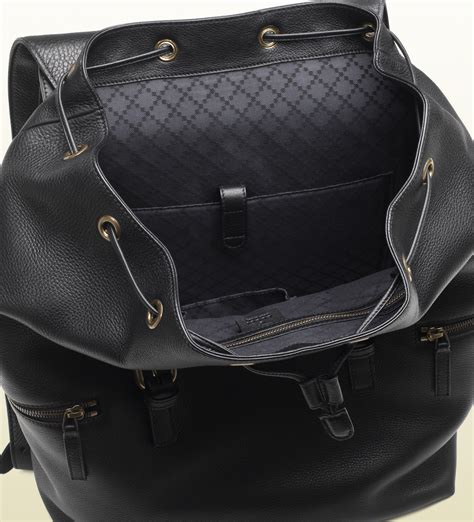 gucci leather backpack men's|gucci bag backpack women's.